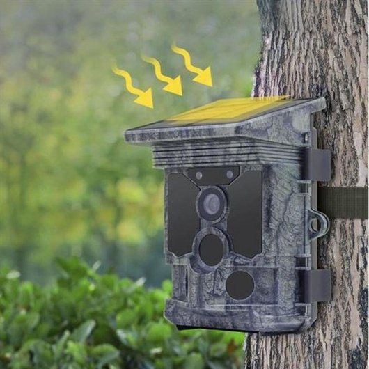 Cámara IP Stealth Fox Solar 4K Visión Nocturna Exterior Panel Solar WiFi Bluetooth