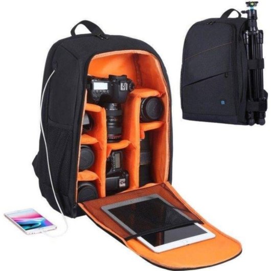 Mochila Fotográfica Puluz PU5011B Preta 15.6" Ajustável