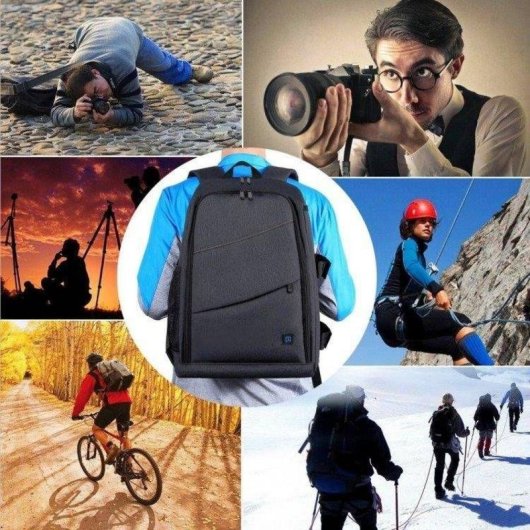 Mochila Fotográfica Puluz PU5011B Preta 15.6" Ajustável