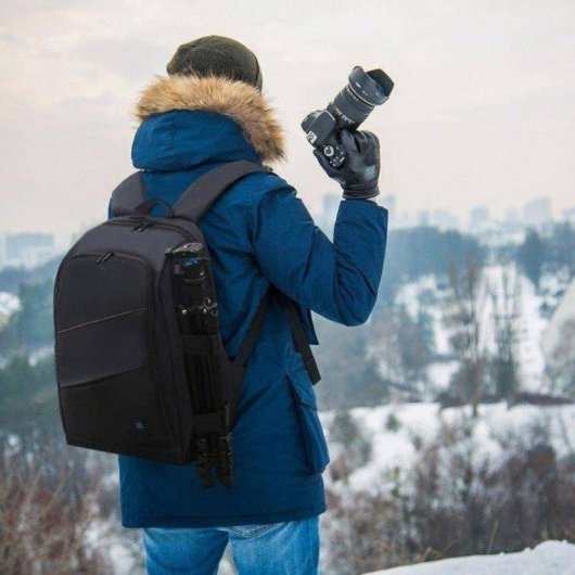 Mochila Fotográfica Puluz PU5011B Preta 15.6" Ajustável