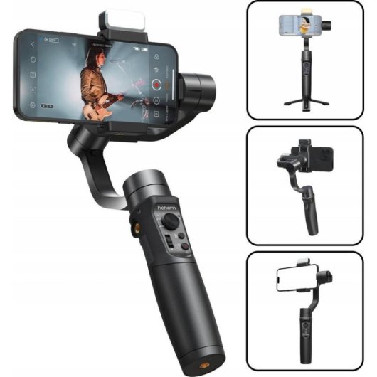 Gimbal Hohem iSteady Mobile Negro 3-Osi para Smartphone