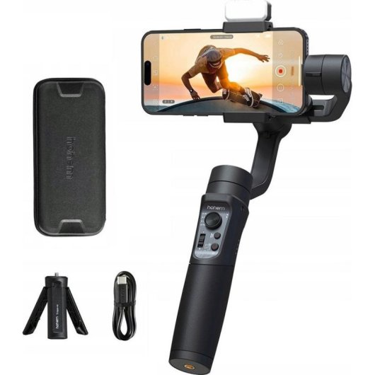 Gimbal Hohem iSteady Mobile Negro 3-Osi para Smartphone