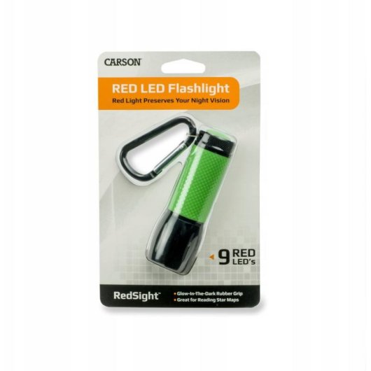 Linterna Carson SL-33 Red LED Luz Roja Compacta