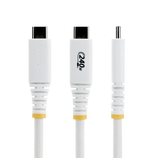 Cavo USB-C StarTech 2m PD 240W EPR 5A USB 2.0 Bianco