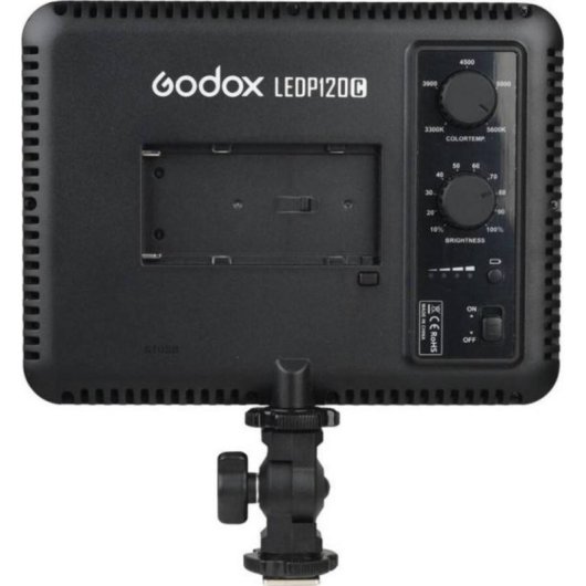 Panel LED Godox LEDP120C 3300K-5600K Ultra Slim pour Caméra