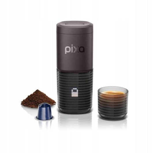Máquina de café expresso portátil Wacaco Pixapresso dupla doseadora borgonha