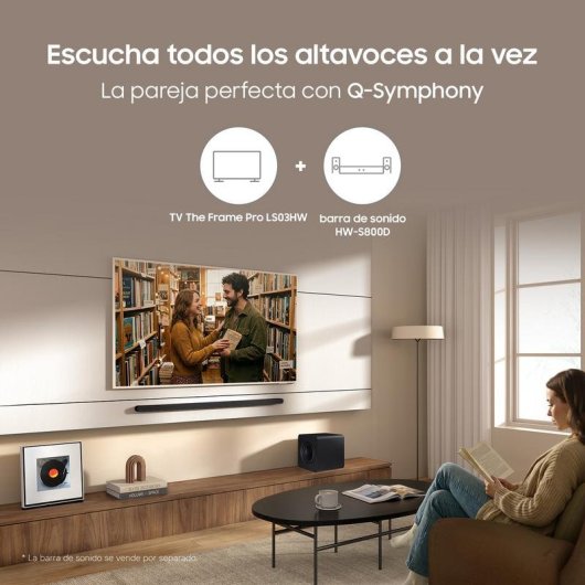 TV Samsung Neo QLED The Frame Pro 75" 4K 240Hz Smart TV Tizen HDR10+ Antireflet