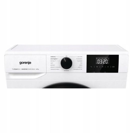 Lavadora Gorenje W3NGPI72SBS Carga Frontal 7Kg 1200rpm B Blanca con SteamTech ExtraHygiene