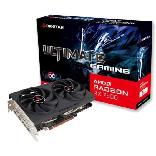 Placa gráfica Biostar Radeon RX 7600 OC 8GB GDDR6 Dual Fan PCIe 4.0