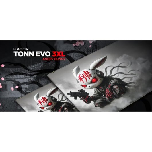 Alfombrilla para ratón HATOR Tonn EVO 3XL Angry bunny 1000 x 550 mm