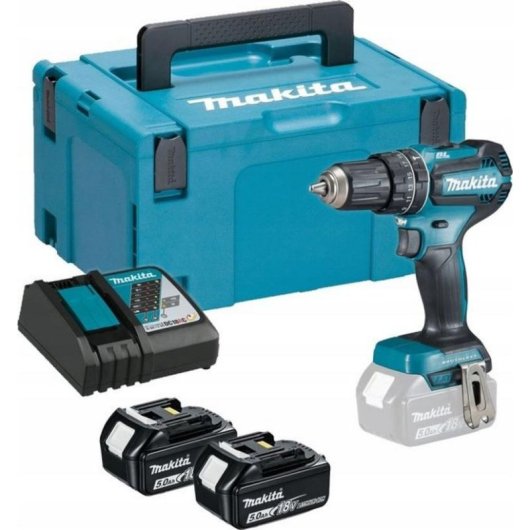 Llave inglesa Makita DDF485RTJ 18V 2 x 5 Ah silenciosa
