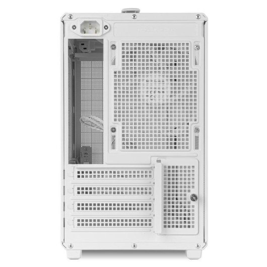 Carcasa NOX Hummer Refresh Mini Torre M-ATX Blanca Total Mesh