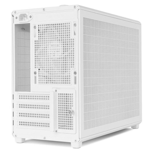 Carcasa NOX Hummer Refresh Mini Torre M-ATX Blanca Total Mesh