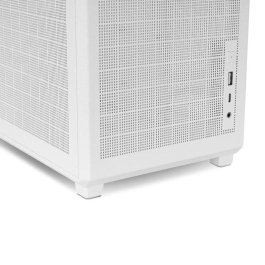 Carcasa NOX Hummer Refresh Mini Torre M-ATX Blanca Total Mesh