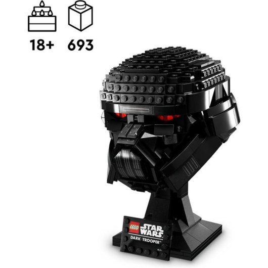 Set de construcción LEGO Star Wars Hełm mrocznego szturmowca 75343
