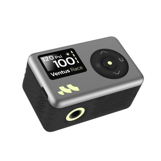 Inflador Mini Woowind Ventus Race para Bicicletas e Motas, Preto