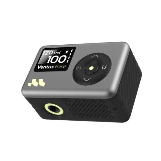 Inflador Mini Woowind Ventus Race para Bicicletas e Motas, Preto