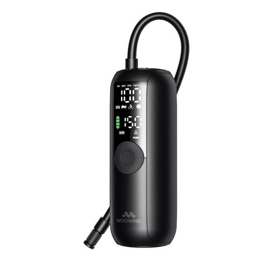 Inflador Portátil Woowind LP1 Preto 150 PSI LED Integrado