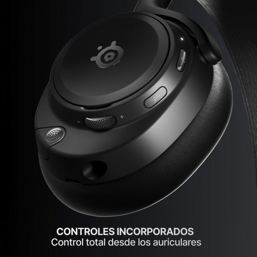 Auriculares SteelSeries Arctis Nova Pro Omni inalámbricos Bluetooth y RF con Cancelación de Ruido, Micrófono y 30 h batería, negro