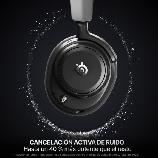 Auriculares SteelSeries Arctis Nova Pro Omni inalámbricos Bluetooth y RF con Cancelación de Ruido, Micrófono y 30 h batería, negro