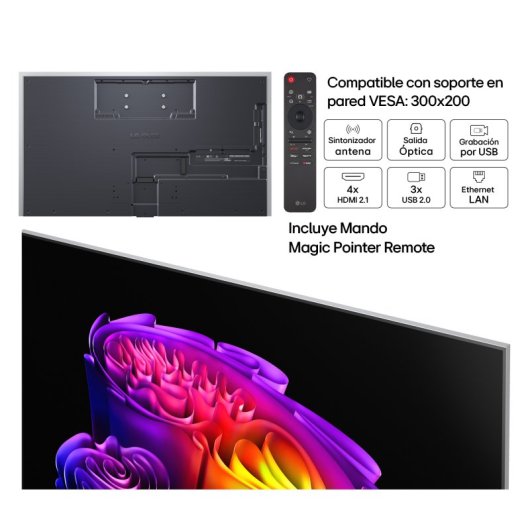 TV LG OLED evo OLED55G64LW 55" 4K UltraHD 120Hz Smart TV WebOS HDR10 Dolby Vision