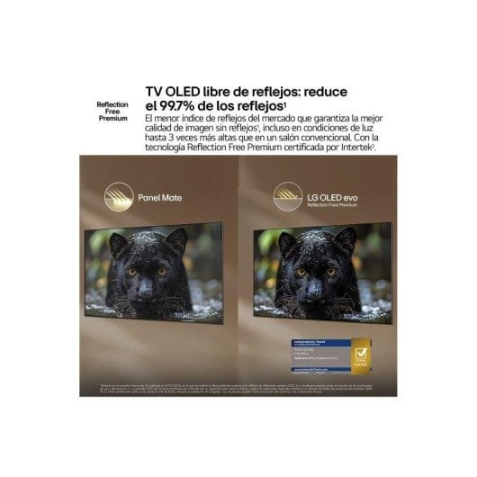 TV LG OLED evo AI G6 OLED55G64LW 55" 4K UltraHD 120Hz Smart TV WebOS HDR10 Dolby Vision
