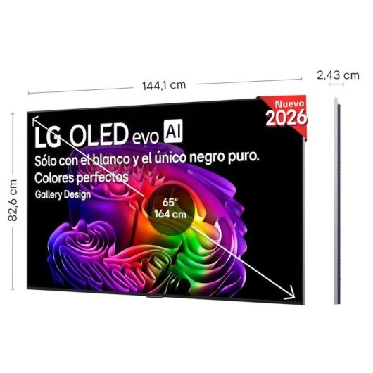 TV LG OLED evo OLED65G64LW 65" 4K UltraHD 120Hz Smart TV WebOS HDR10 Dolby Vision