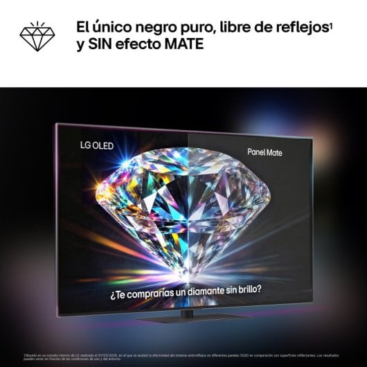 TV LG OLED evo AI G6 OLED77G64LW 77" 4K UltraHD 120Hz Smart TV WebOS HDR10 Dolby Vision