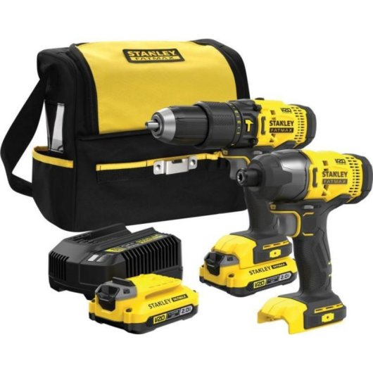 Set de herramientas eléctricas Stanley 5 elementos 20V SFMCK465D2S-QW