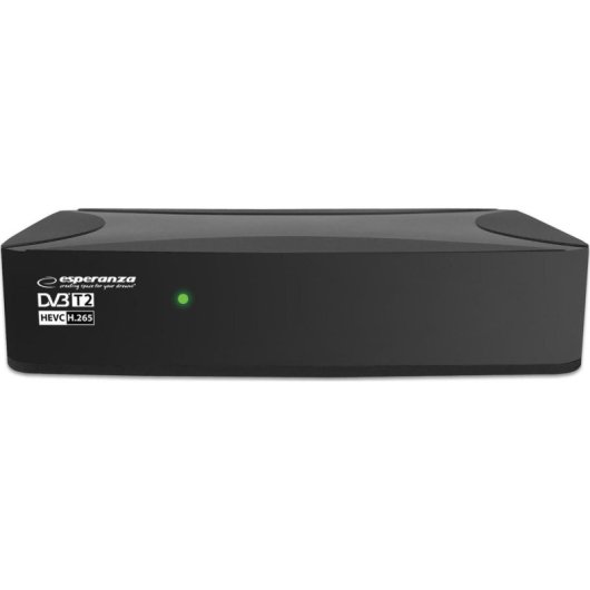 Tuner DVB-T2 Esperanza EV108 Full HD Negro