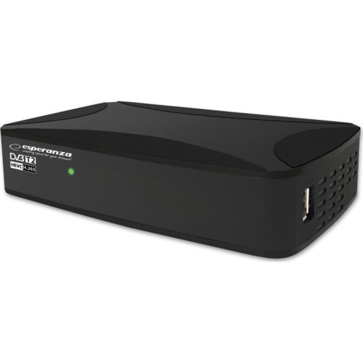 Tuner DVB-T2 Esperanza EV108 Full HD Negro