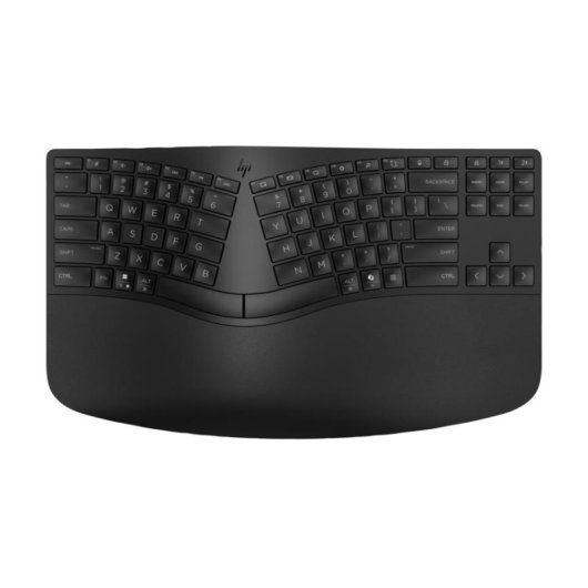 Teclado HP 965 sem fios de membrana ergonómico com teclas programáveis e numérico independente