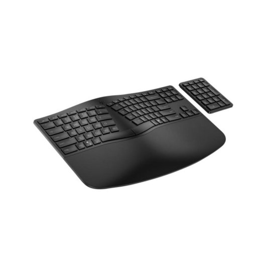 Teclado HP 965 sem fios de membrana ergonómico com teclas programáveis e numérico independente