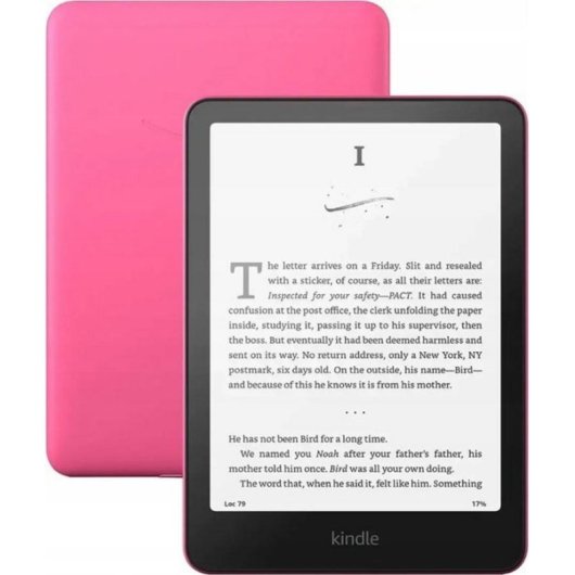 Libro Electrónico Kindle Paperwhite 16GB 7" Wifi USB-C rosa con luz integrada