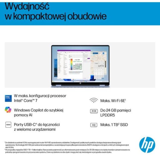 Portátil HP OmniBook 5 Flip 14-fp0004nw 14" Intel Core 5 120U 16GB 512GB SSD Gráficos integrados Windows 11 Home