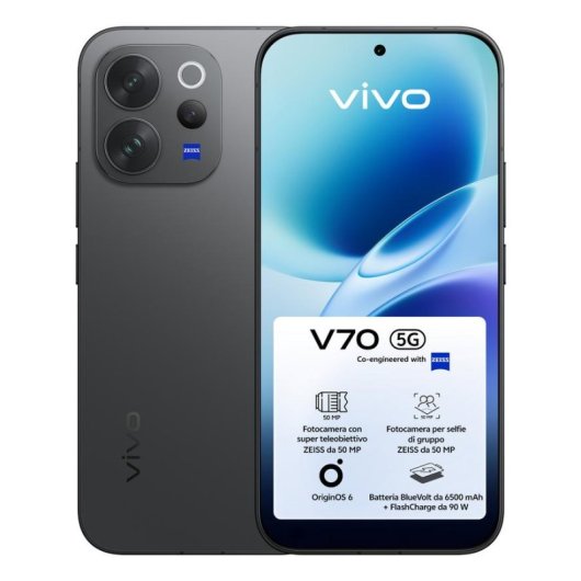 Vivo V70 5G 8GB 256GB 6.59" Nero