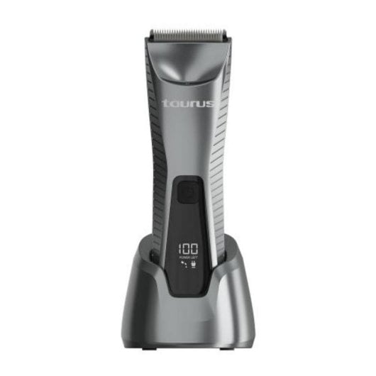 Recortadora de Barba Facial Taurus Inalámbrica 90min Seco y Mojado 4 Peines Pantalla LCD