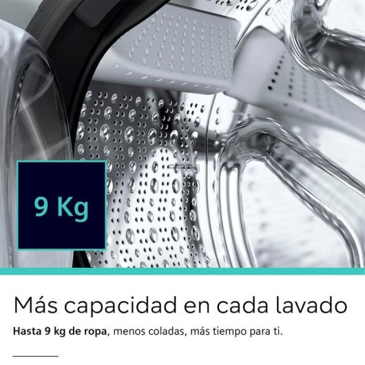 Lavadora Siemens iQdrive Carga Frontal 9 Kg 1400 rpm A Blanca sin Conectividad