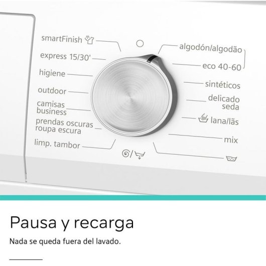 Lavadora Siemens iQdrive Carga Frontal 9 Kg 1400 rpm A Blanca sin Conectividad