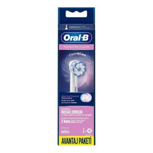 Recambio para Cepillo Oral-B Sensitive Clean Pack 3 Unidades Encías Sensibles