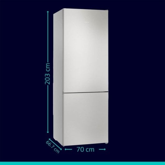 Frigorífico Combi Siemens Total No Frost 203cm 440L C Blanco