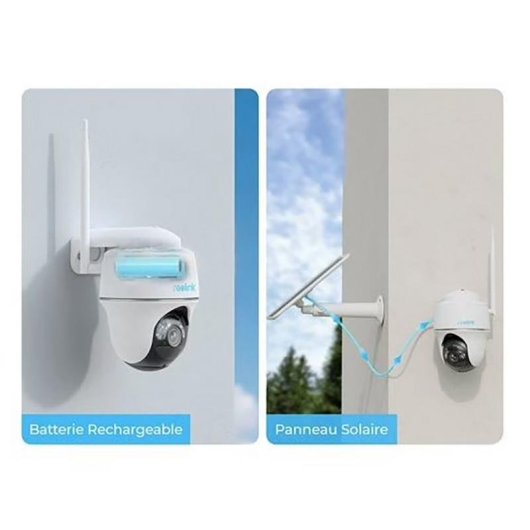 Cámara IP Reolink Argus B420 3 MP Visión Nocturna Exterior Panel Solar Audio Bidireccional