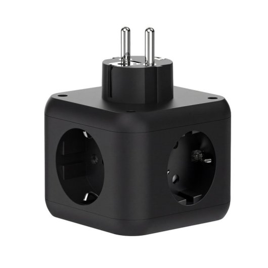 Carregador Mars Gaming MD-CUBE20 Powercube 3x Schuko 4x USB PD 20W GaN Preto