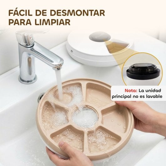 Pawhut Comedero Automático Para Gatos Y Perros Con Temporizador Paquete De Hielo