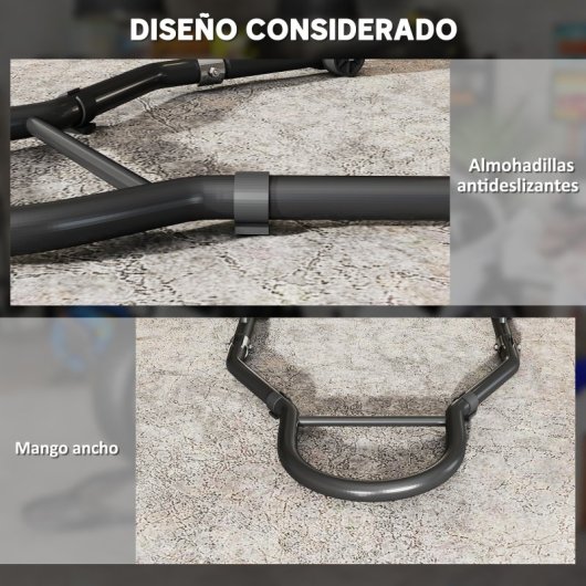 Homcom Caballete De Moto Carga 390 Kg Soporte Delantero Y Trasera Universal