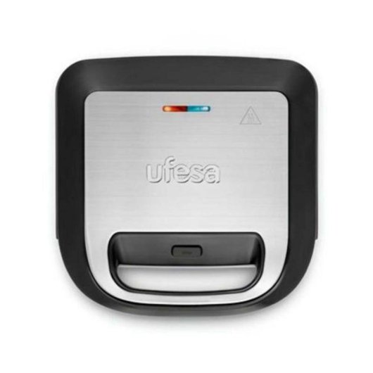 Sandwichera Ufesa 2 sandwiches 750W exterior frío mango frío gris/negro