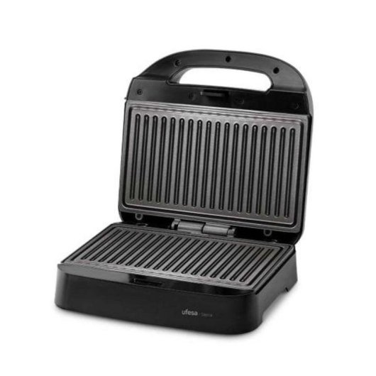 Sandwichera Ufesa 2 sandwiches 750W exterior frío mango frío gris/negro