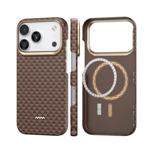 Raptic Funda Para Iphone 17 Pro Max – Carcasa Magsafe De Fibra De Aramida Skin Origin Humble, Protección Y Ajuste Preciso