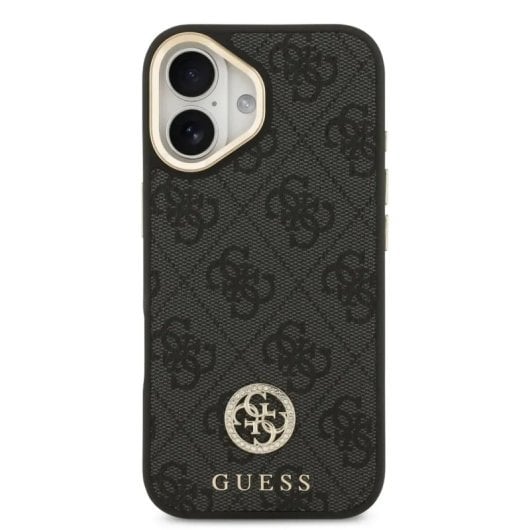 Funda für Handy Guess Polipiel Schwarz Strass MagSafe für iPhone 17