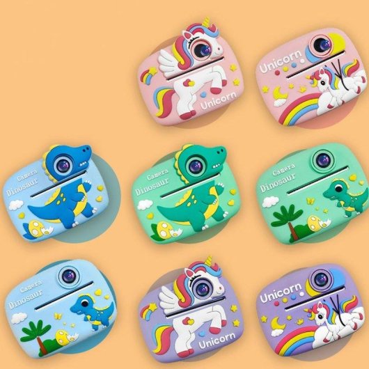 Cámara Instantánea Klack Kit Infantil Impresión Instantánea Vídeo HD Azul